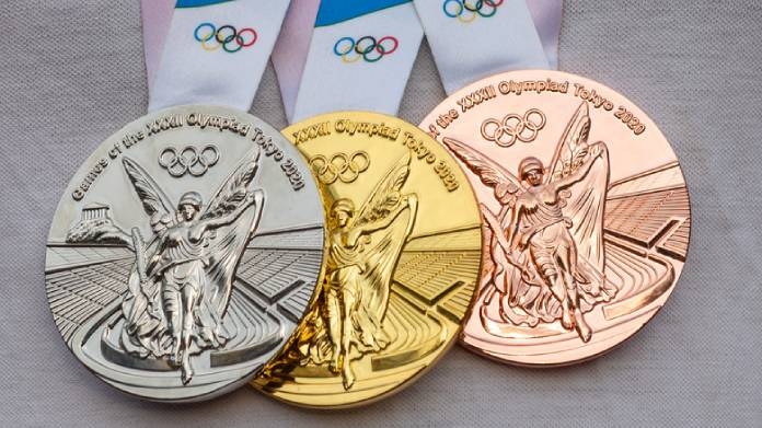 Different types of Medals given to the winners