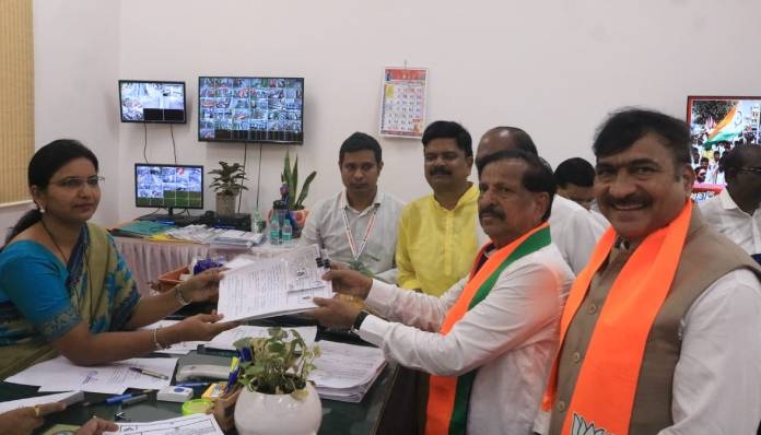 mla ganesh naik nomination 