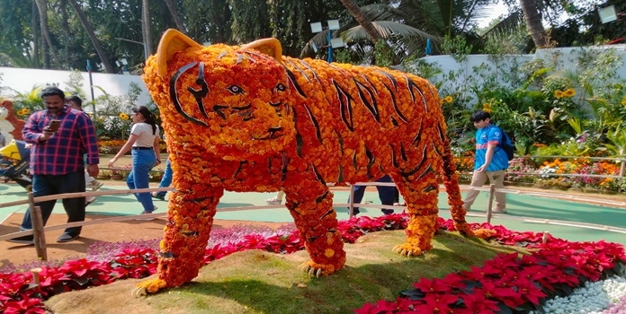 mumbai zoo flower festival