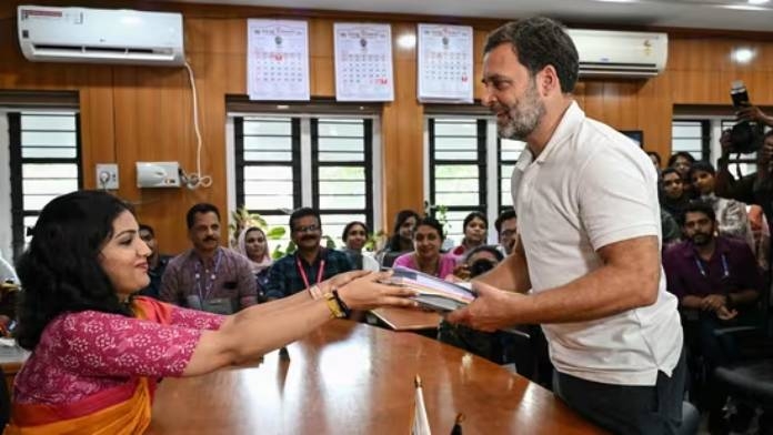 Rahul Gandhi files nomination from Kerala seat