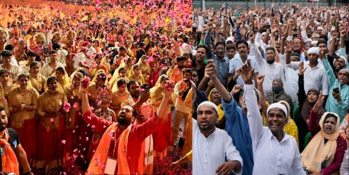 Muslims up 43.15%, Hindus decline 7.82% between 1950 and 2015
