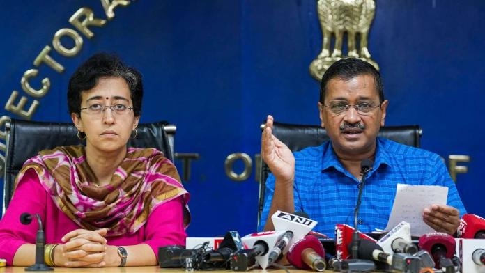 cm kejriwal and minister atishi delhi govt