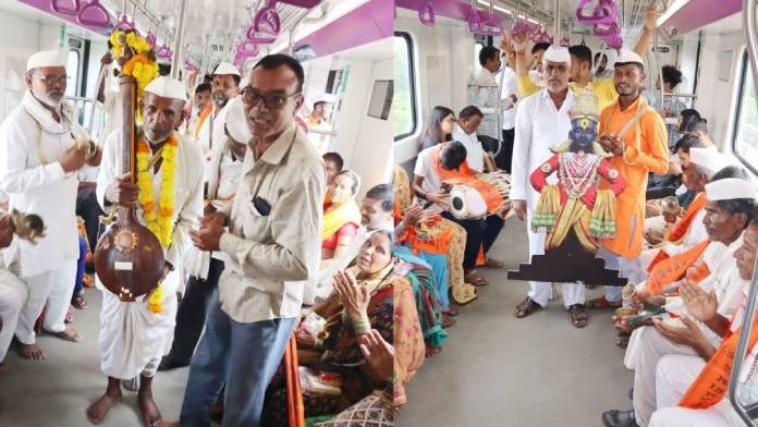 Pune Metro travel organized for Warkaris