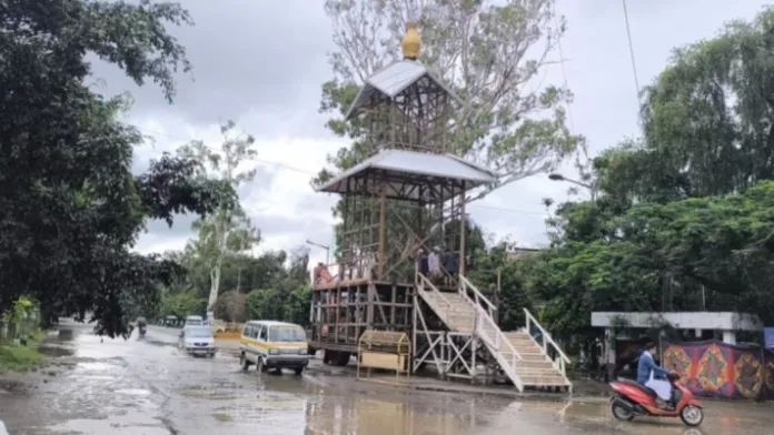 maitei community rathyatra fire