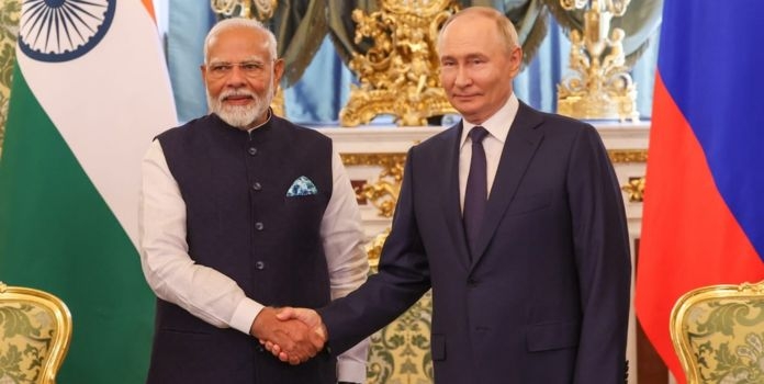 Narendra Modi and Putin