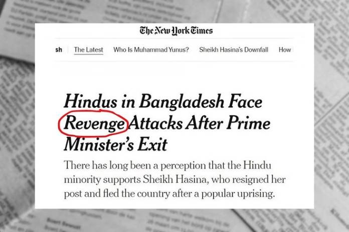 newyork times hindus attacks